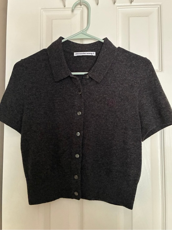 Alexander Wang Tops - Alexander Wang wool polo cardigan